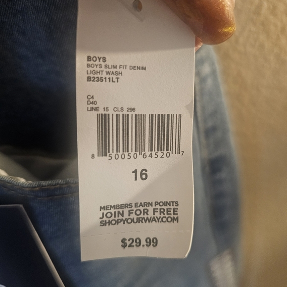 Blue Jeans Junior Size 16 Unisex - Picture 4 of 7